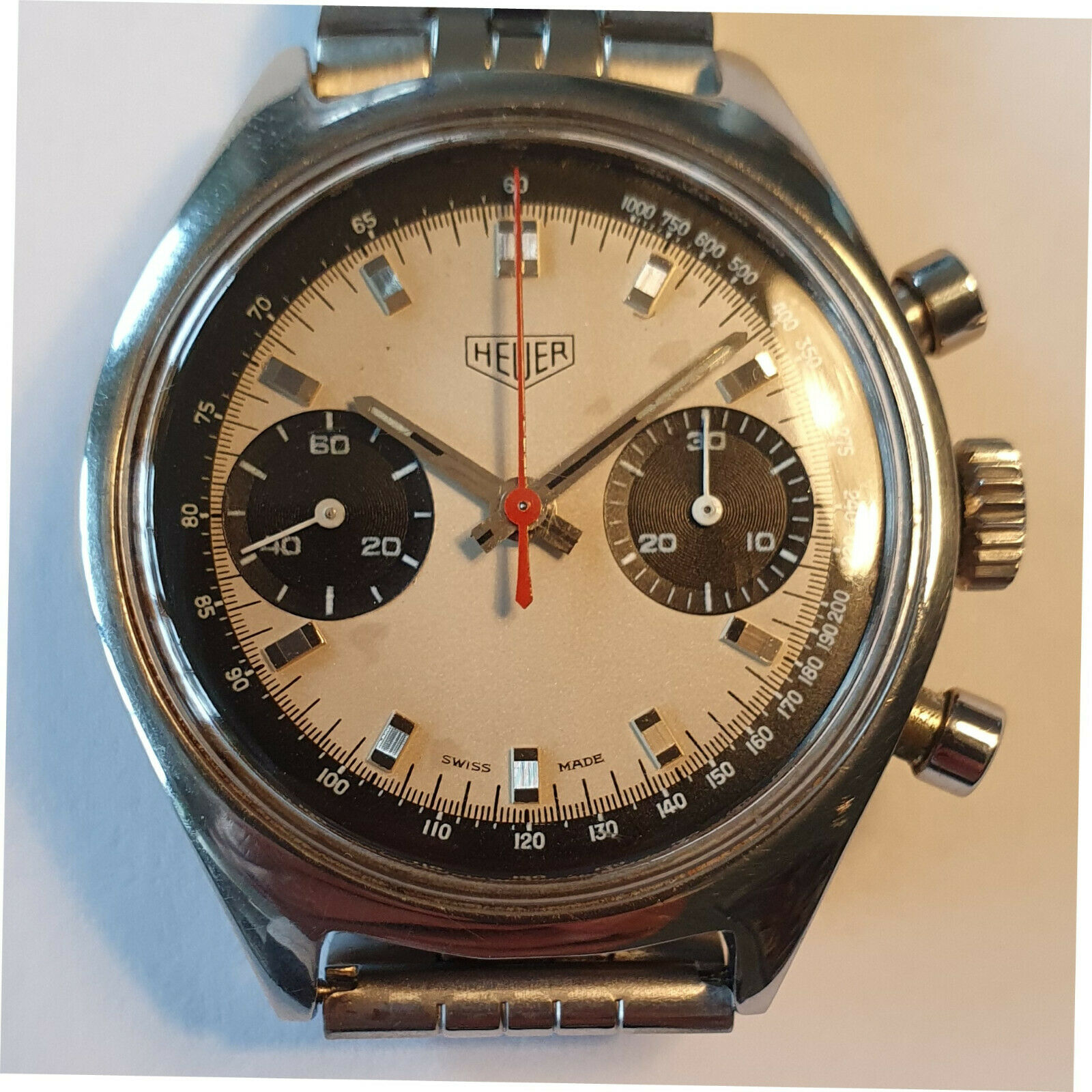 HEUER Leonidas vintage chronograph Leonidas 7733 Revision 01/2014
