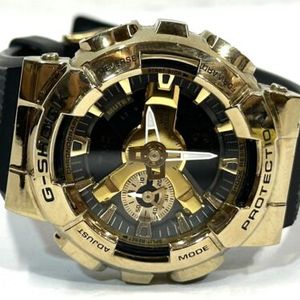 Men's Casio G-SHOCK Analog Digital Gold Black Watch GM110G-1A9