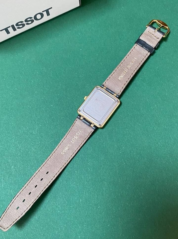 Vintage TISSOT Twotimer Men's 34mm Black Analog Digital Swiss