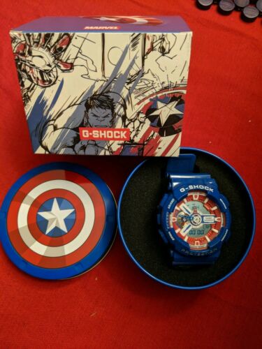 captain america g shock watch