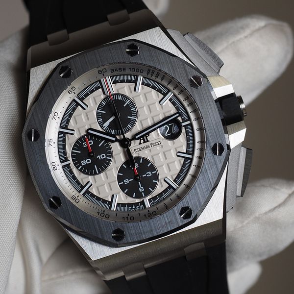 FS LNIB Audemars Piguet Royal Oak Offshore Chronograph Steel 44mm ...