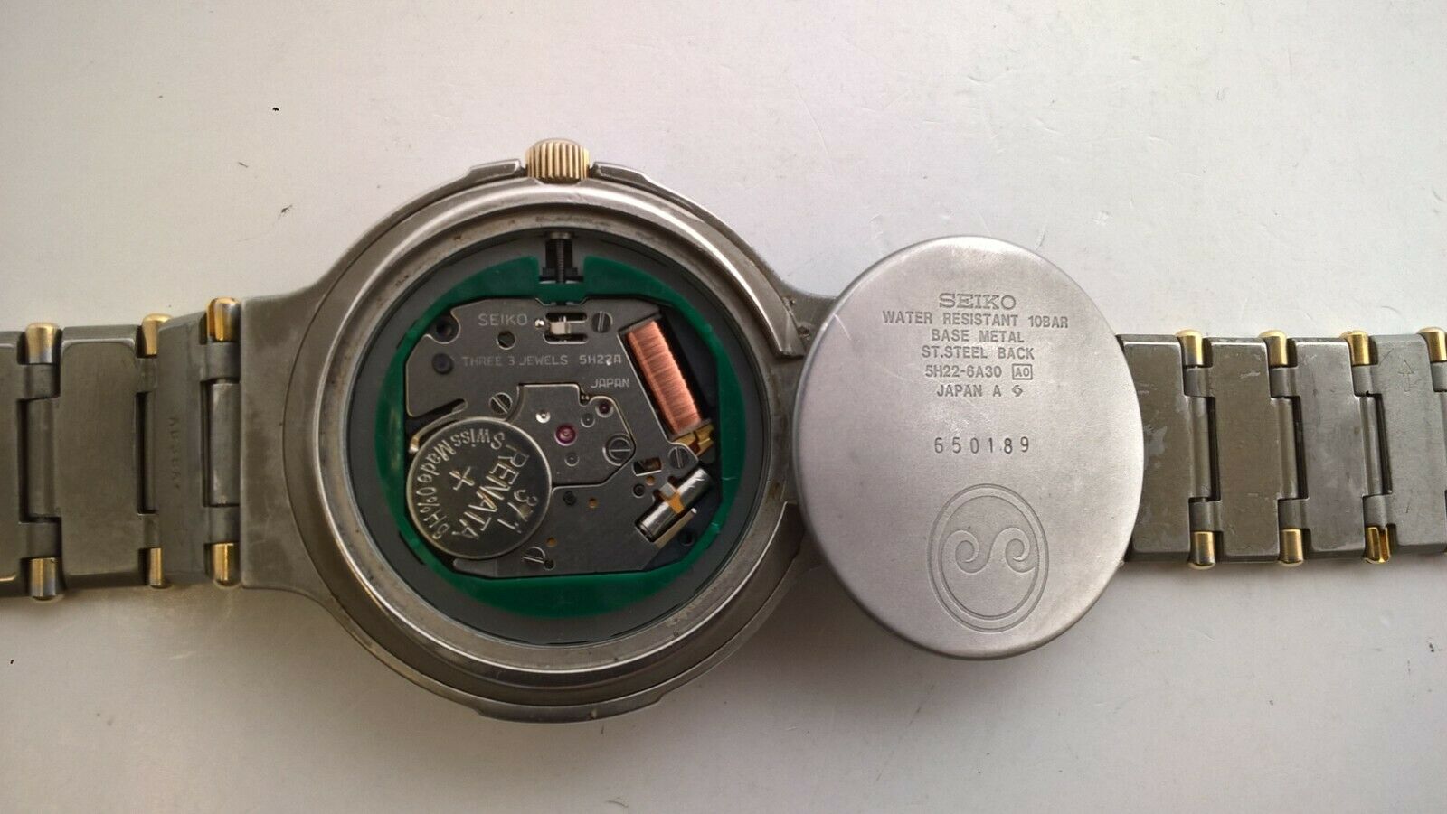 Very Rare Seiko Giugiaro Design 5H22-6A30 Industrial Shroud Diver
