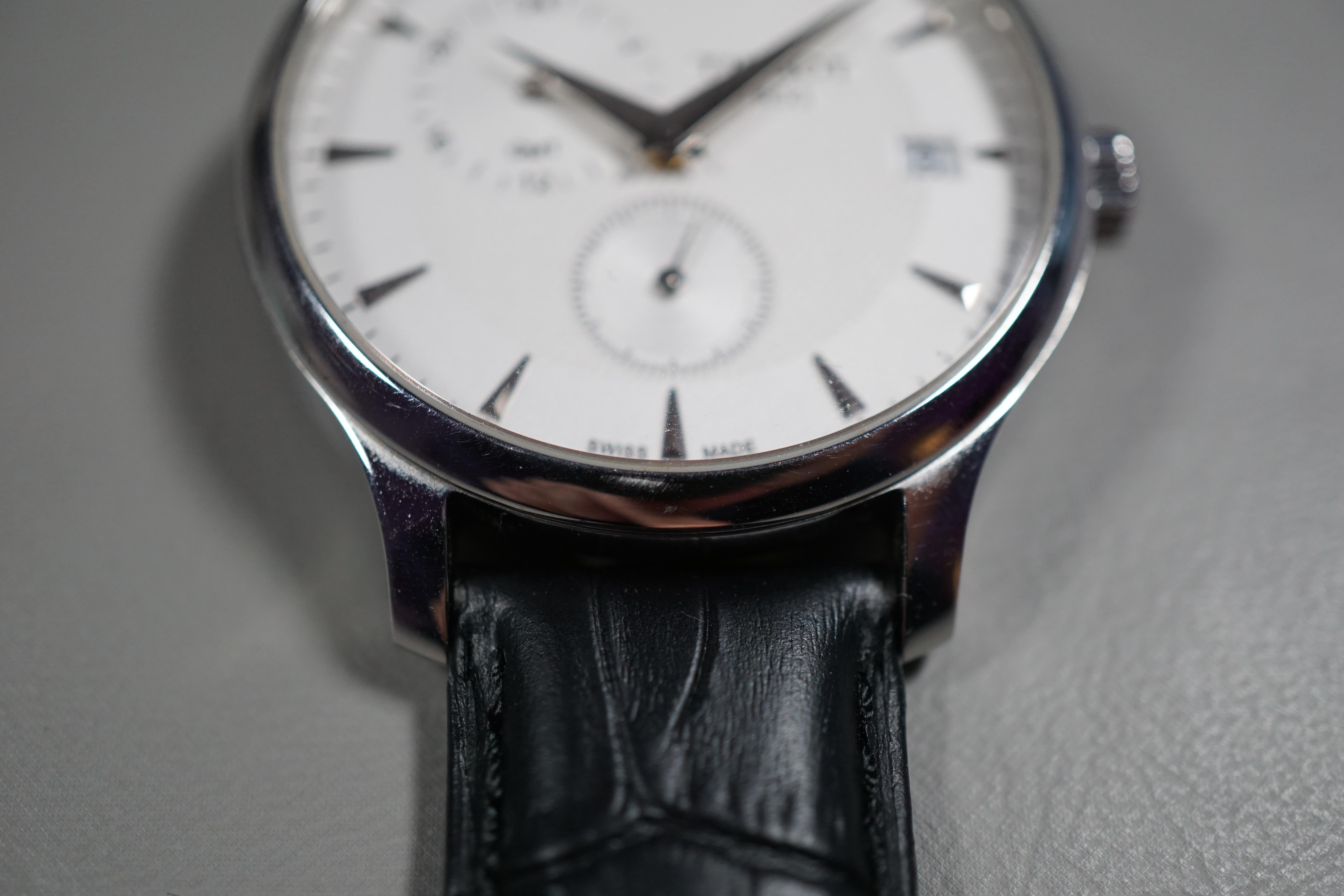 WTS Tissot T063.639.16.037.00 Tradition GMT White Dial Quartz