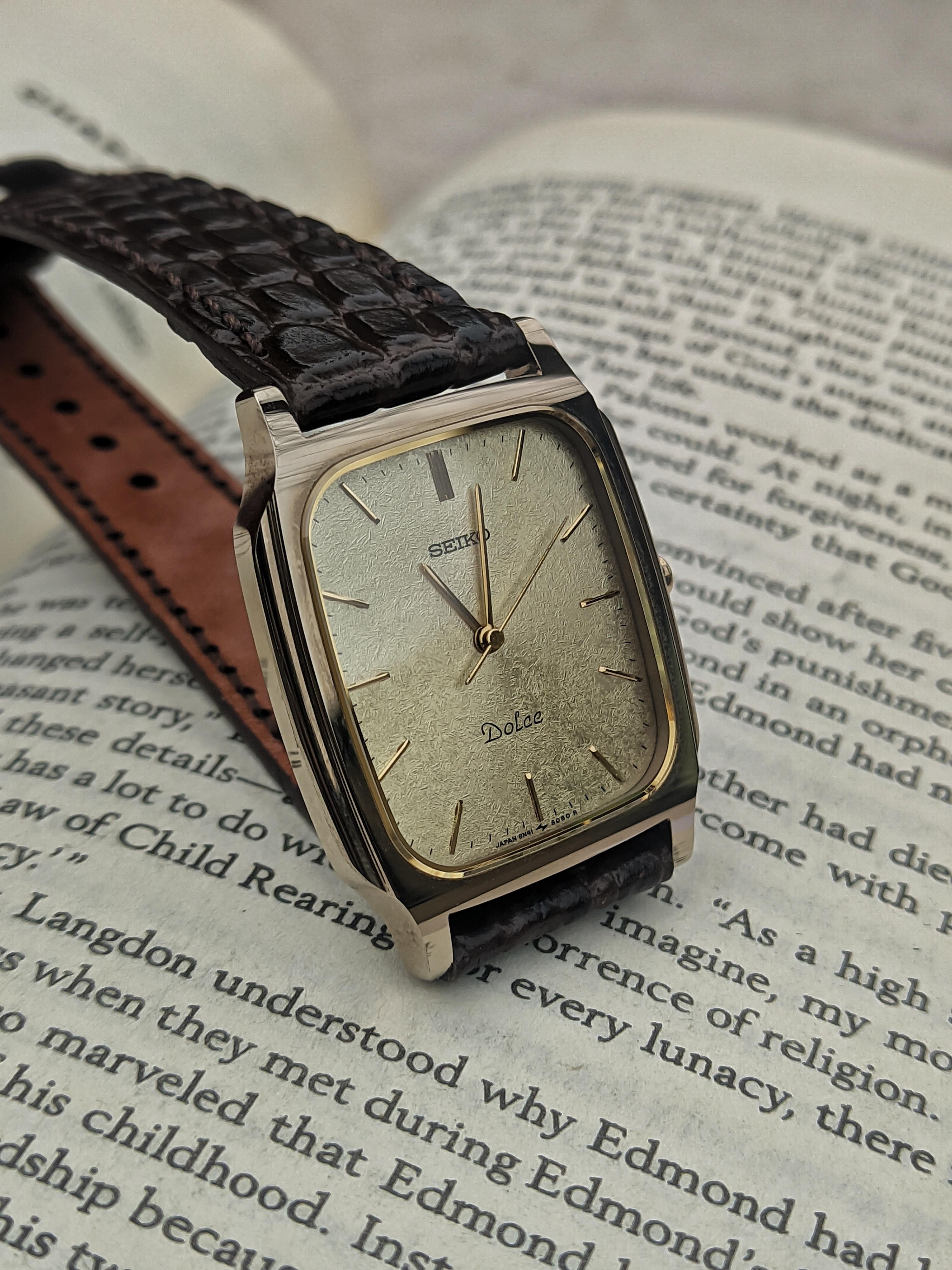 WTS] Seiko 8N41-5070 High Accuracy Quartz Dolce Tungsten Carbide
