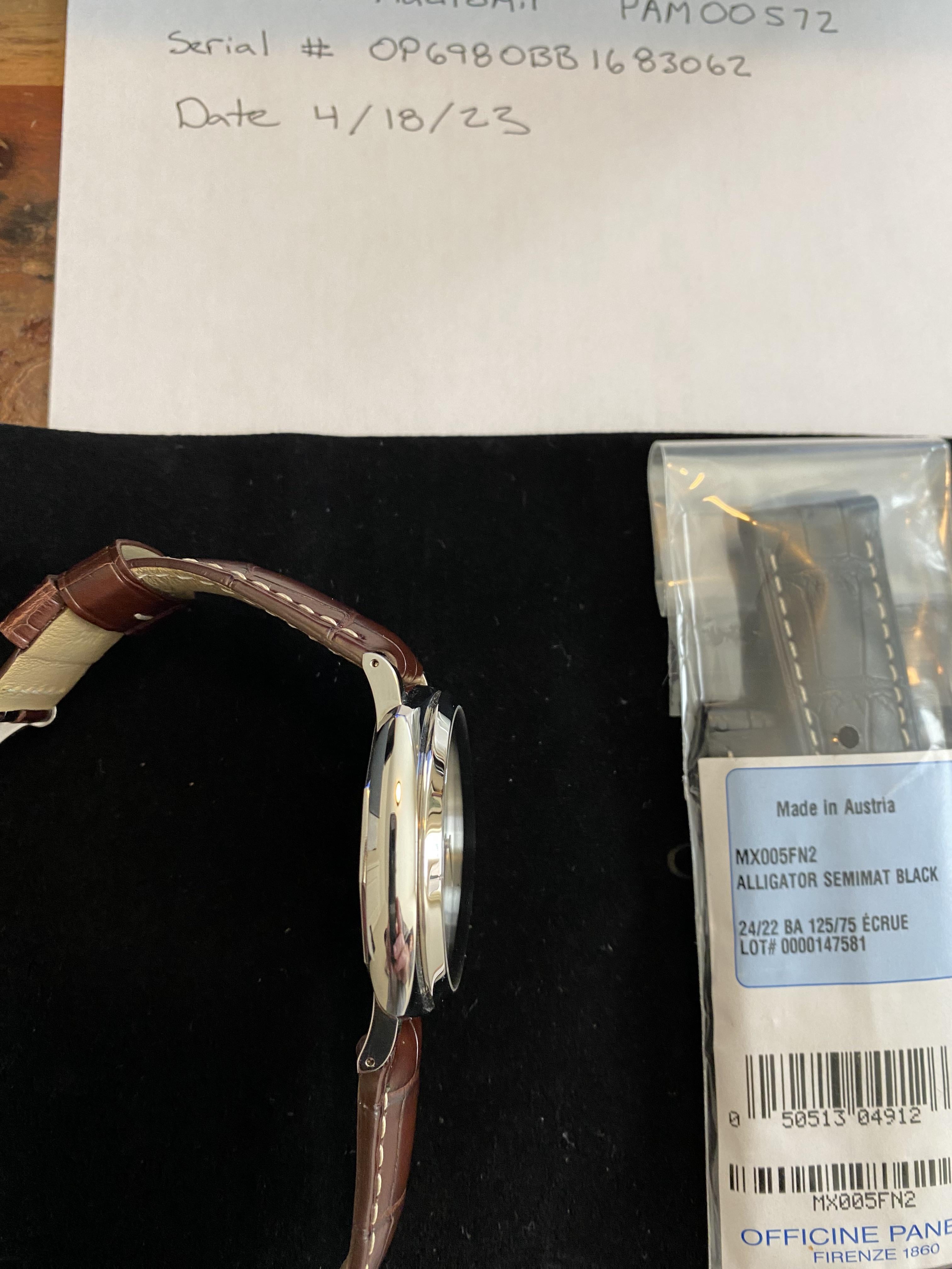 OFFICINE PANERAI アリゲーターMX005FN2
