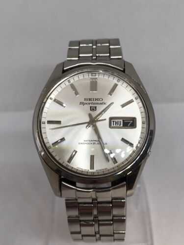 Seiko Sportsmatic 5 Automatic Day Date Watch 6619-8120 *Is