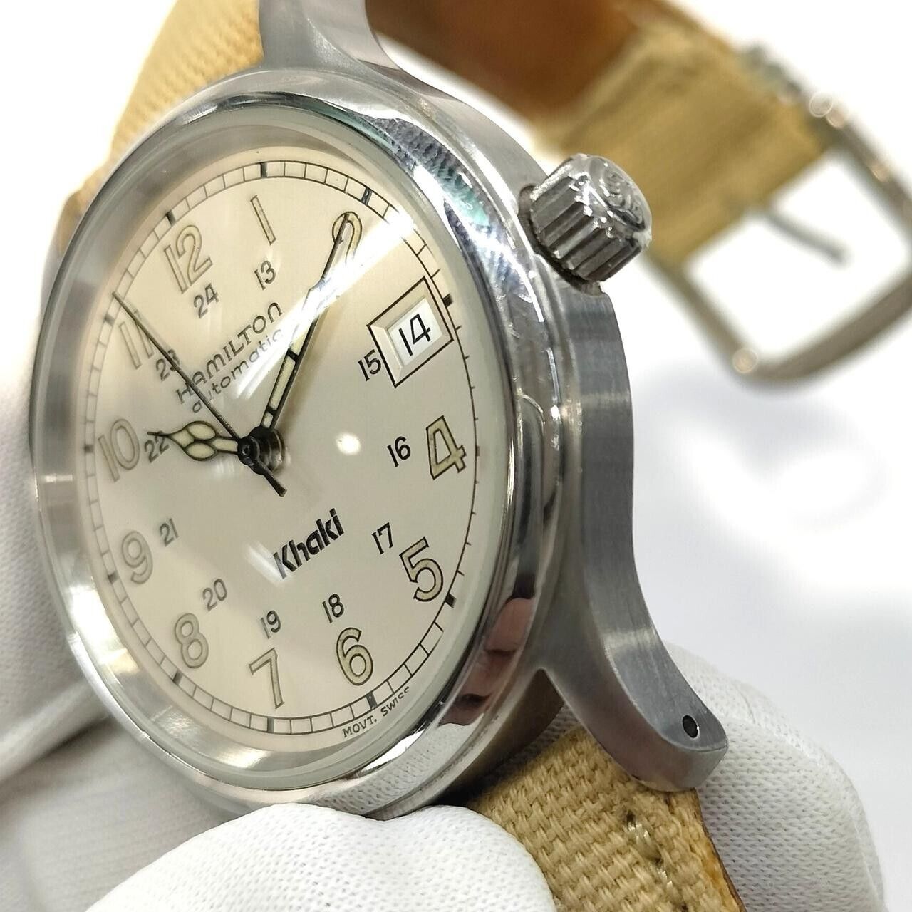Hamilton Khaki 9721B Date Men's Watch Automatic Winding