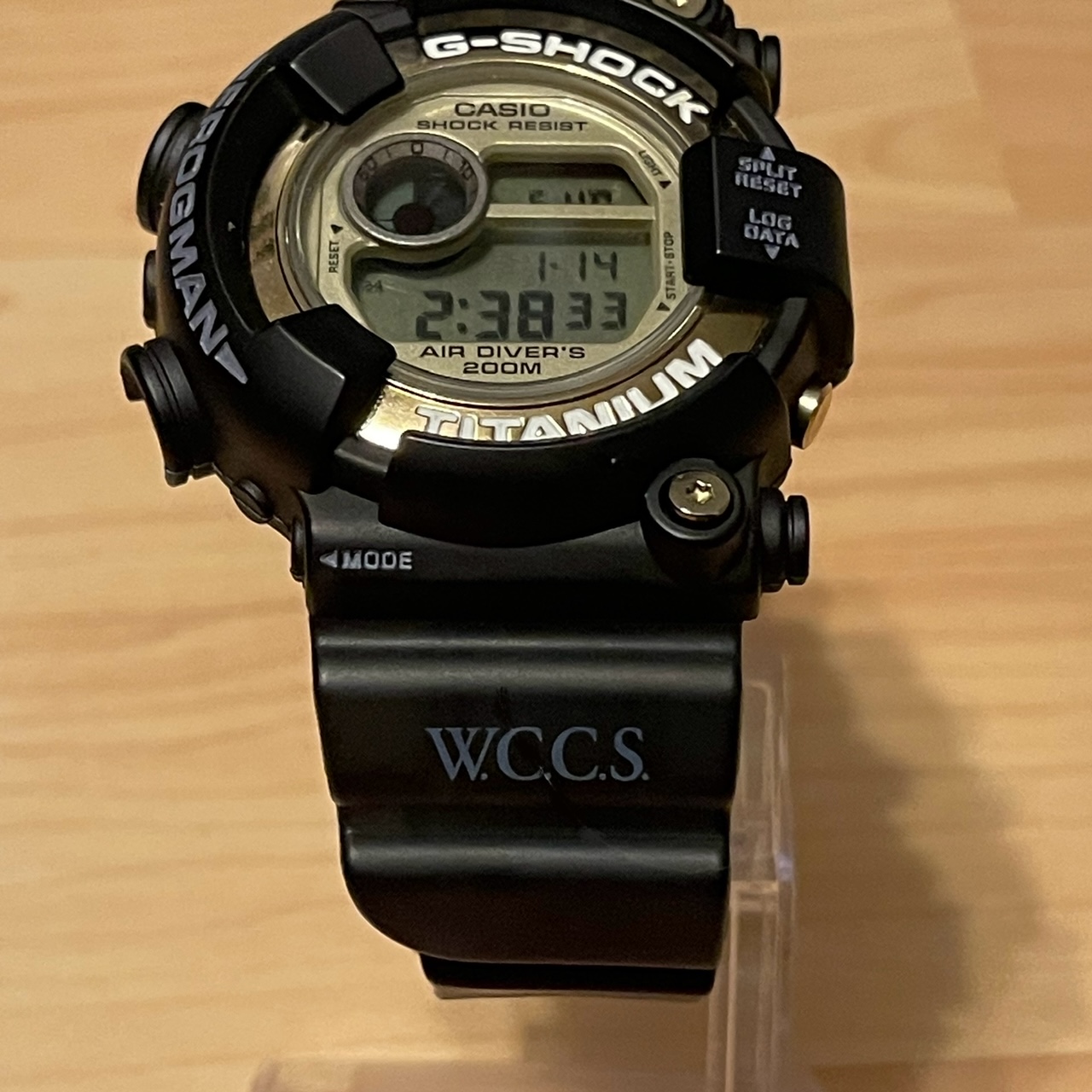 WTS] Casio G-Shock DW-8201WC-9T WCCS Frogman Black & Gold Skeleton