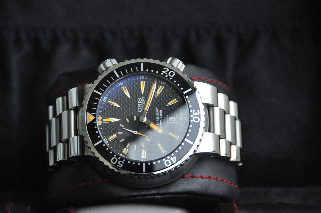 oris diver orange