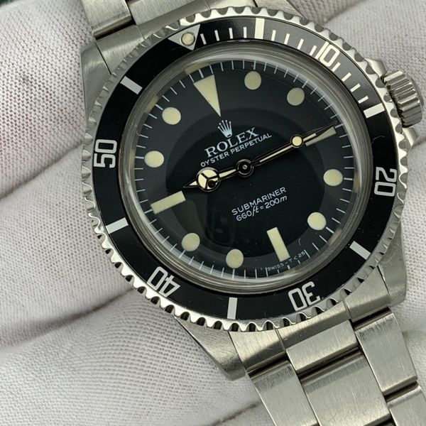 1984 Rolex 5513 Maxi mk5 Submariner matte | WatchCharts Marketplace