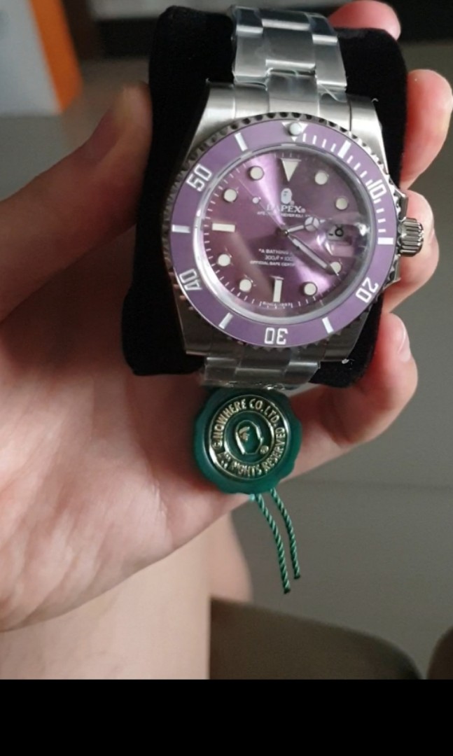 Bapex Watch Type 1 Purple / Green | WatchCharts