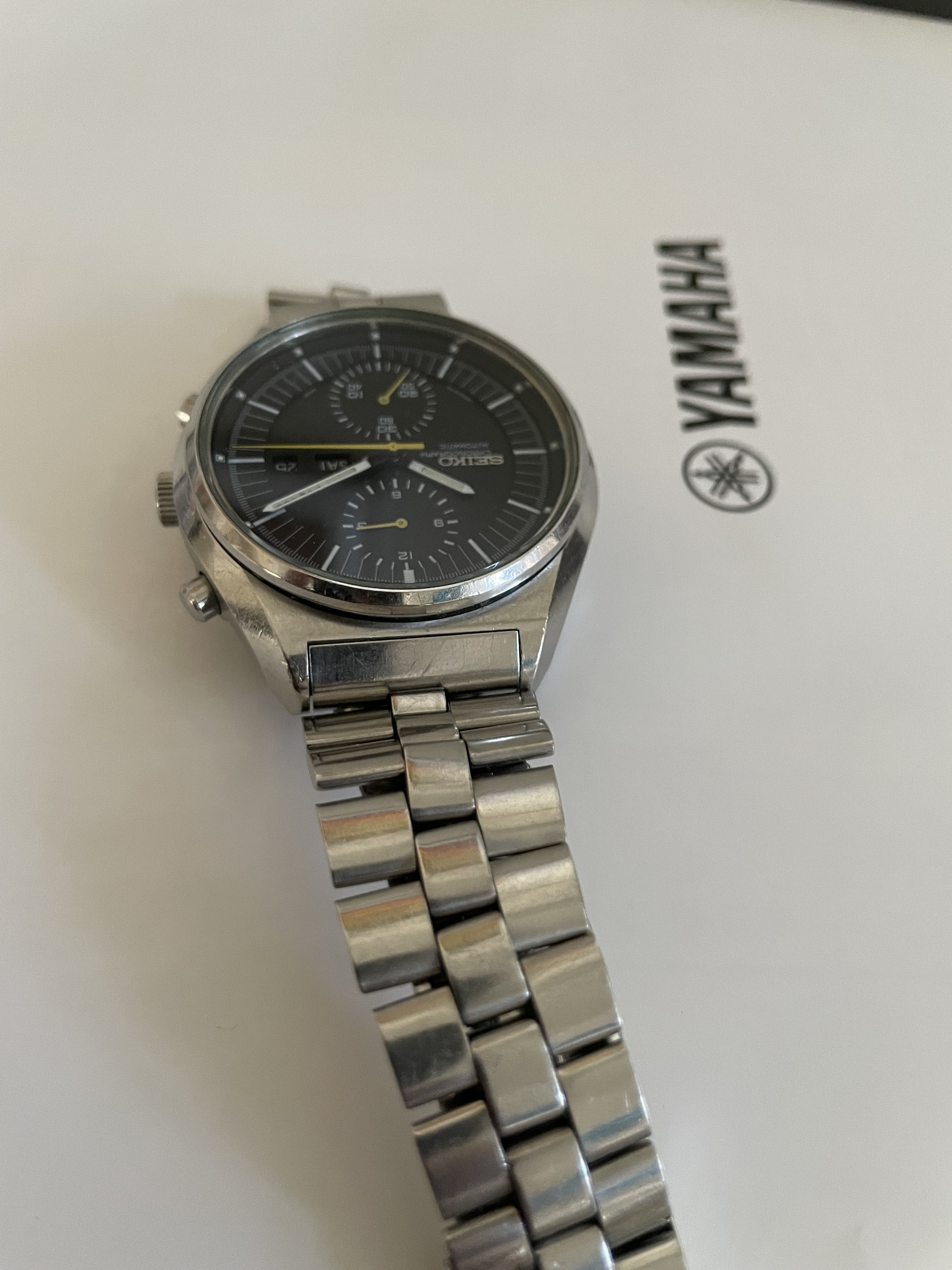 FS Seiko 6138 3009 Automatic Chronograph from April 1972