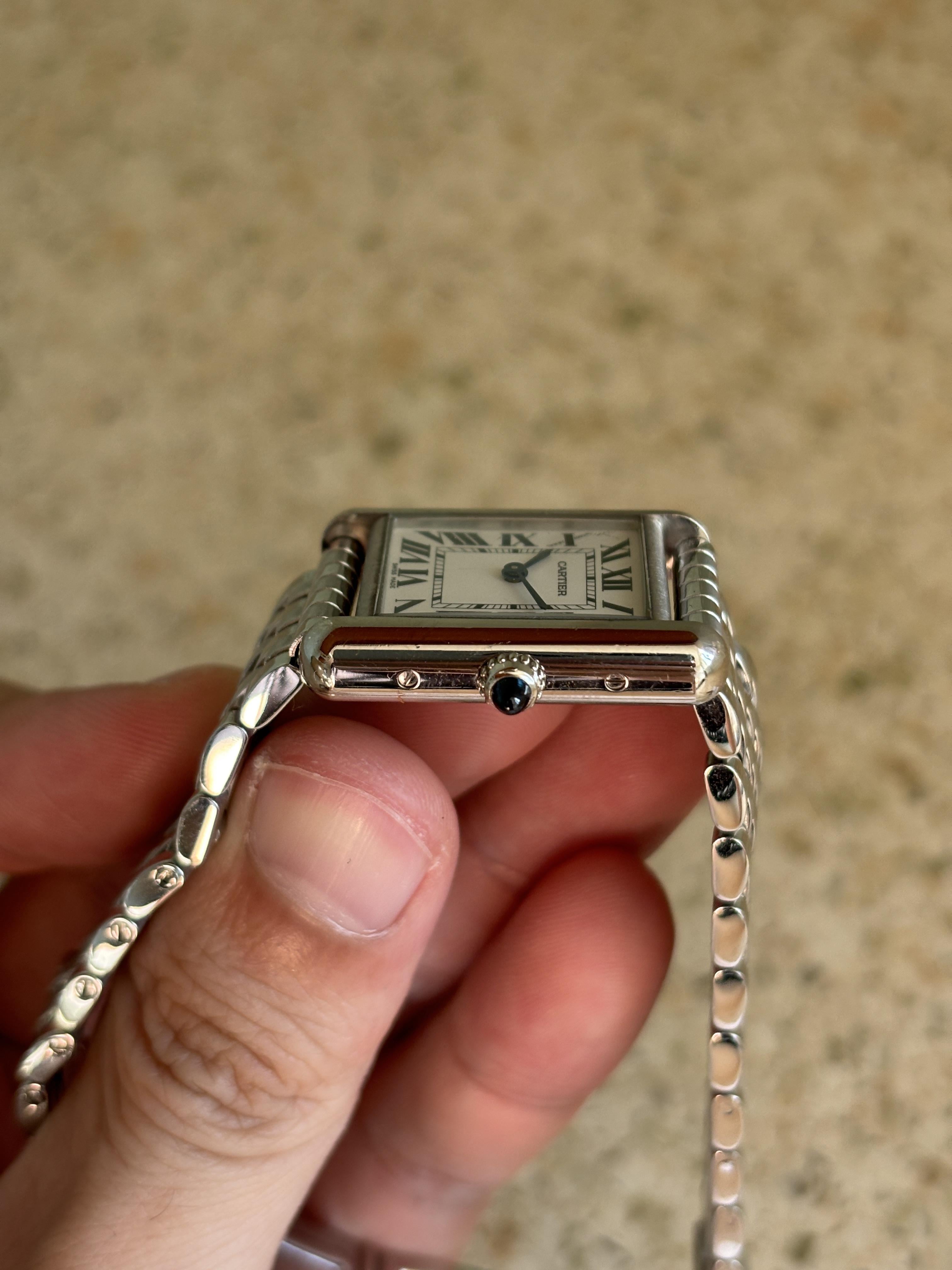 WTS] Cartier Tank Louis ref. 2679 with OEM Alligator Strap and 18k