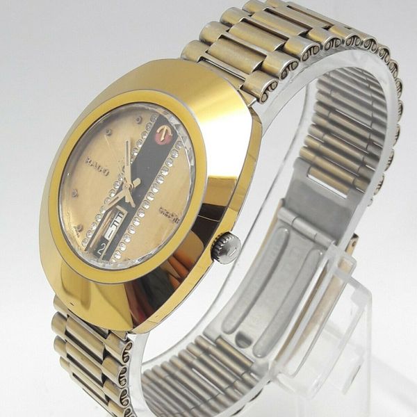 VINTAGE RADO DIASTAR 636.0313.3 AUTOMATIC GOLD PLATED SWISS MEN'S WATCH ...