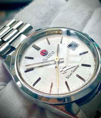 時計 RADO GAZELLE Vintage RADO Purple Gazelle Automatic Day Date Classic Dial