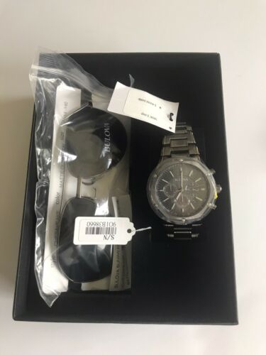 Bulova 98K100 Men s Dress Watch with glasses and case 44 Mate