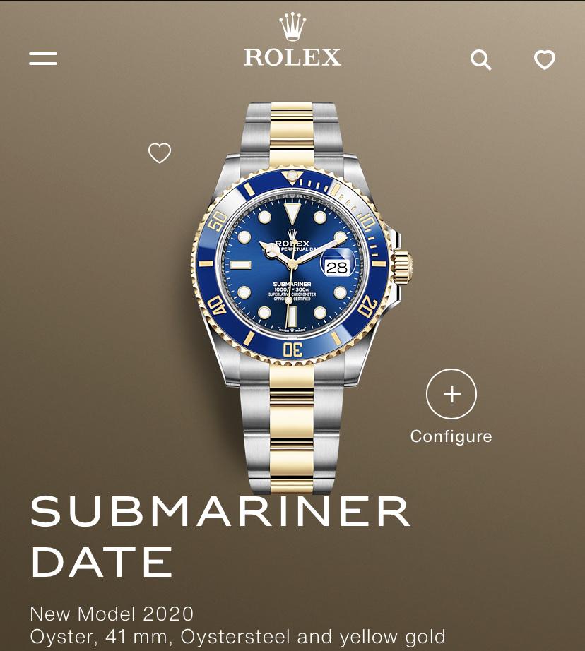 rolex two tone bluesy