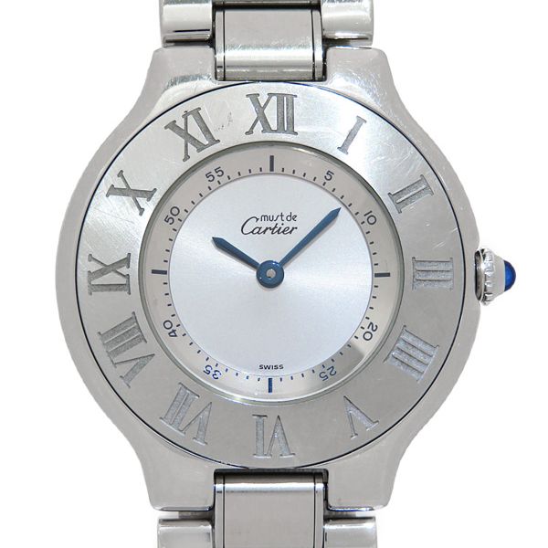 [Cartier] [Battery replaced] Cartier "Mast 21 LM" W10110T2 Men's Quartz