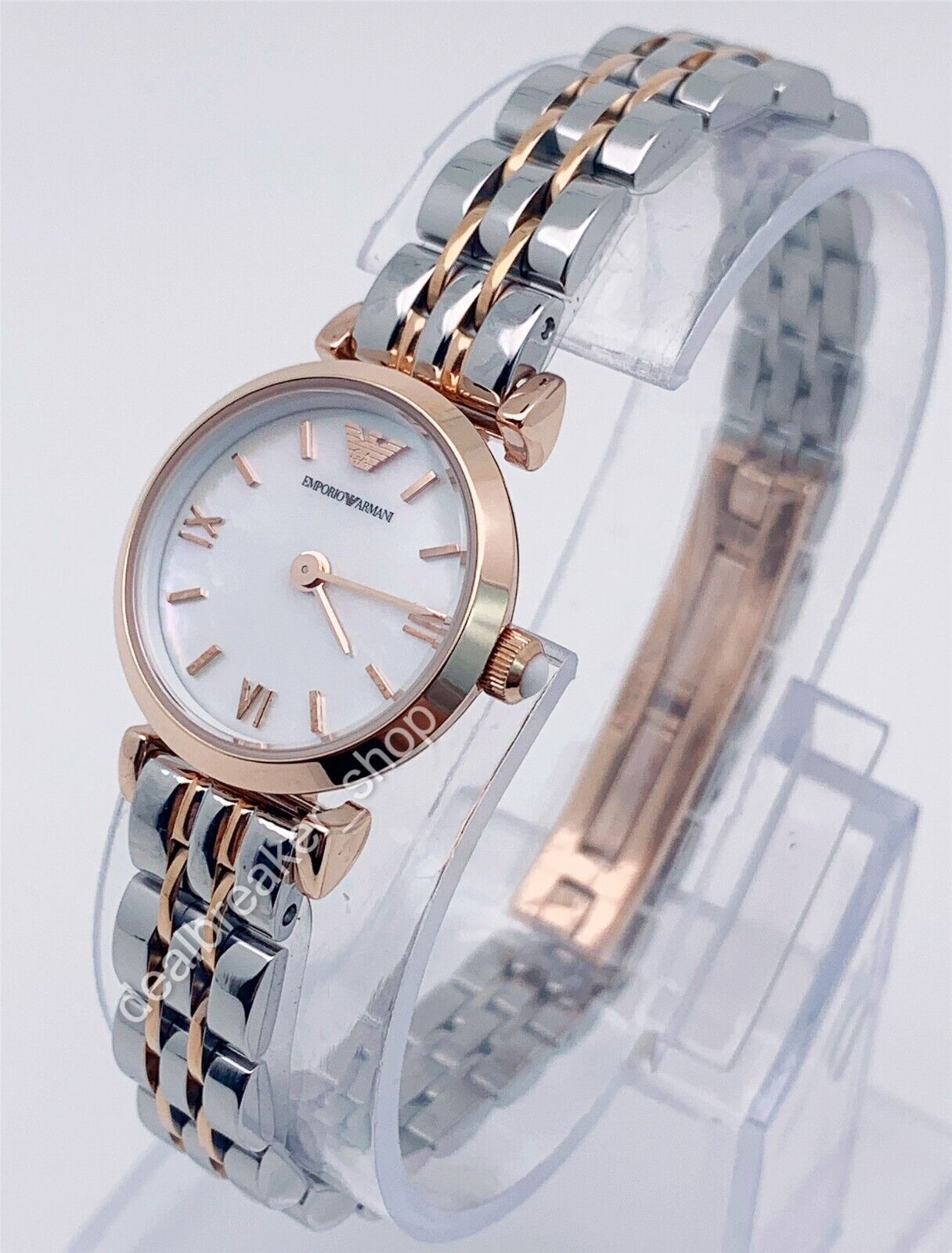 Emporio armani mini hot sale mother of pearl watch