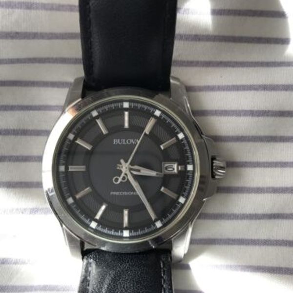 BULOVA 96B158 PRECISIONIST MENS WRIST WATCH NEW BATTERY WatchCharts