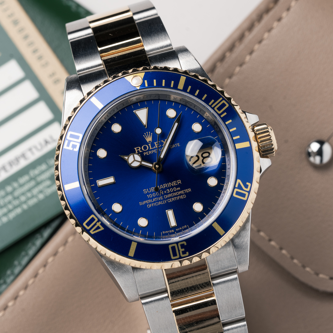 WTS 2010 Rolex Submariner Date Bluesy Ref. 16613LB with Box