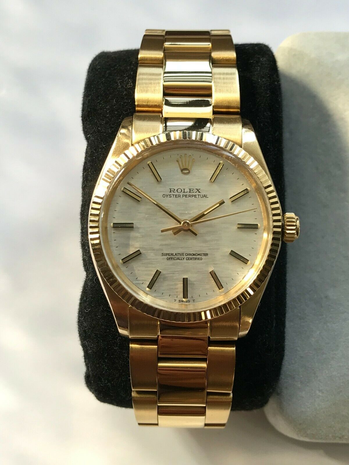 ROLEX 14K SOLID GOLD OYSTER PERPETUAL 