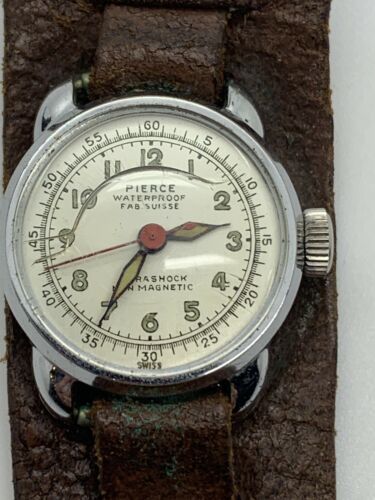 Rare Vintage PIERCE FAB SUISSE PARA SHOCK WATCH WatchCharts Marketplace