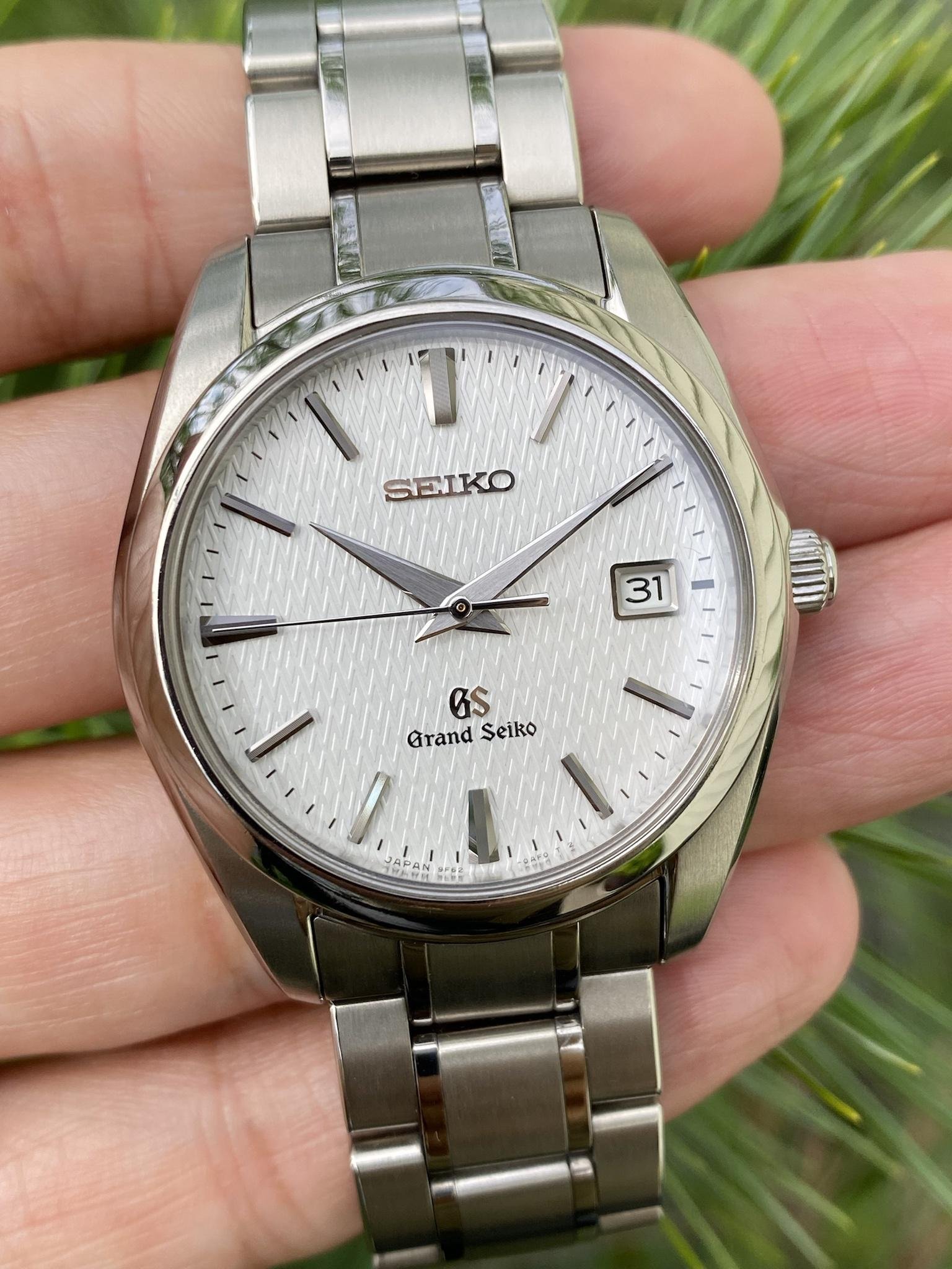 Grand Seiko. Full Titanium. SBGX067. Gorgeous Texture Dial. Very