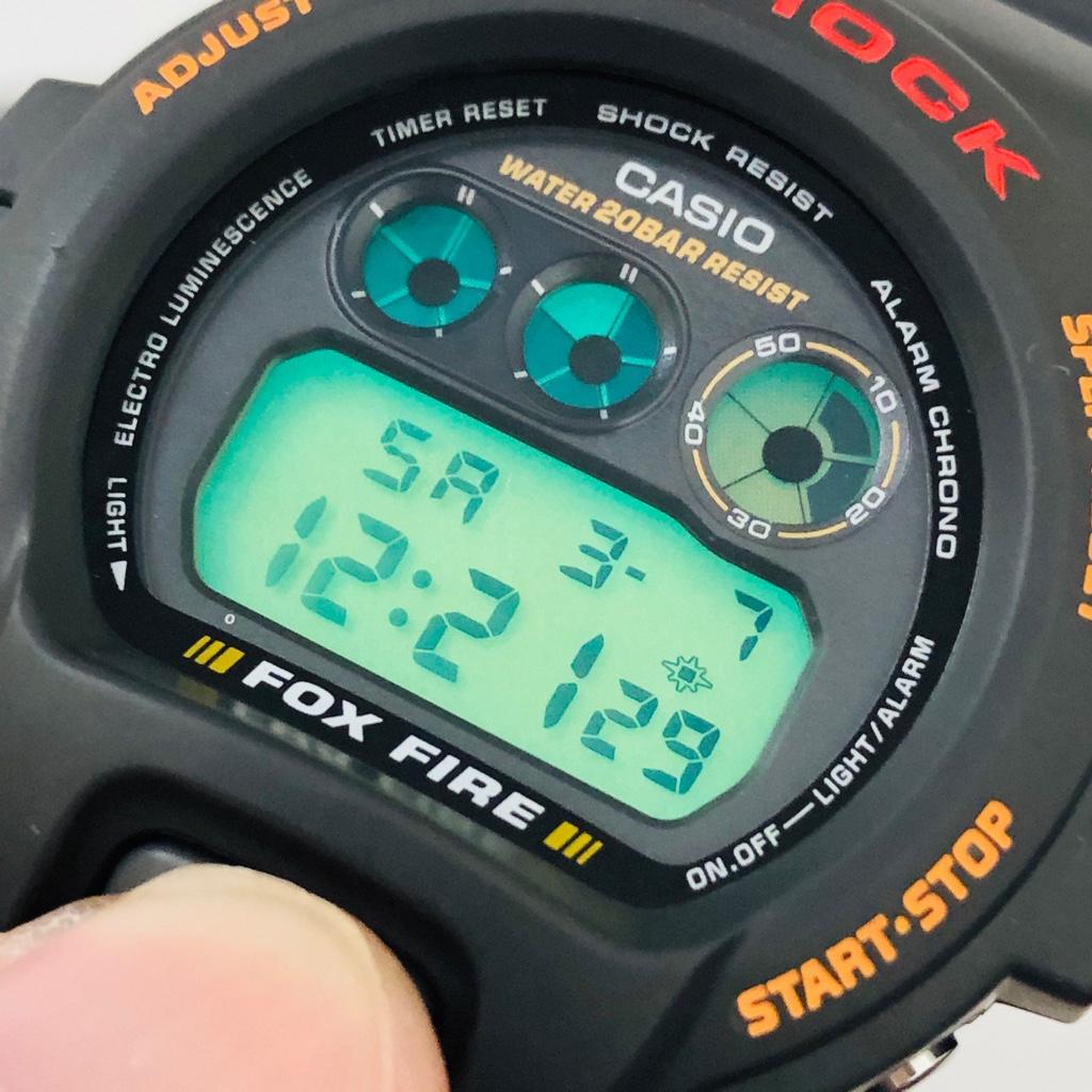 FS: Casio G-Shock DW-6900B-9 BLACK FOXFIRE 20Bar Rare