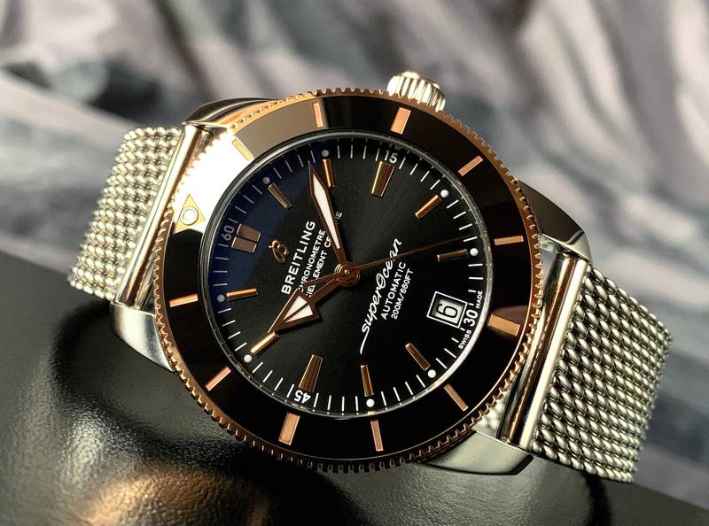 Breitling superocean heritage gold best sale