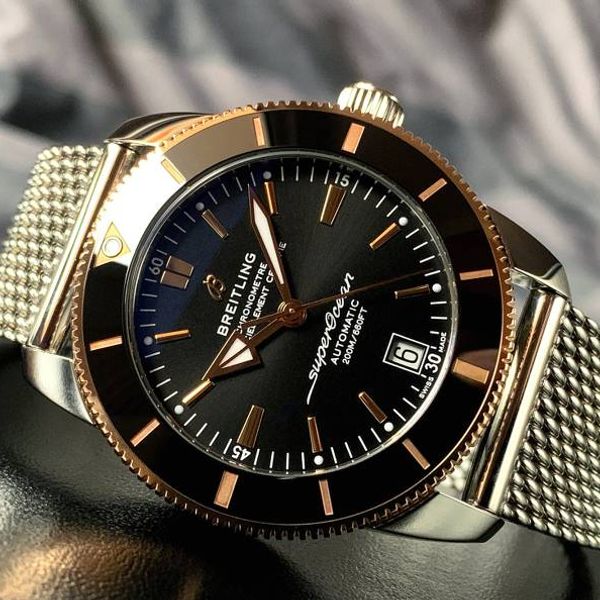 breitling superocean heritage 42 rose gold