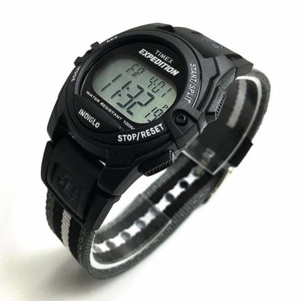 Timex T496619J Unisex Expedition Chronograph Alarm Timer Watch T49661 ...