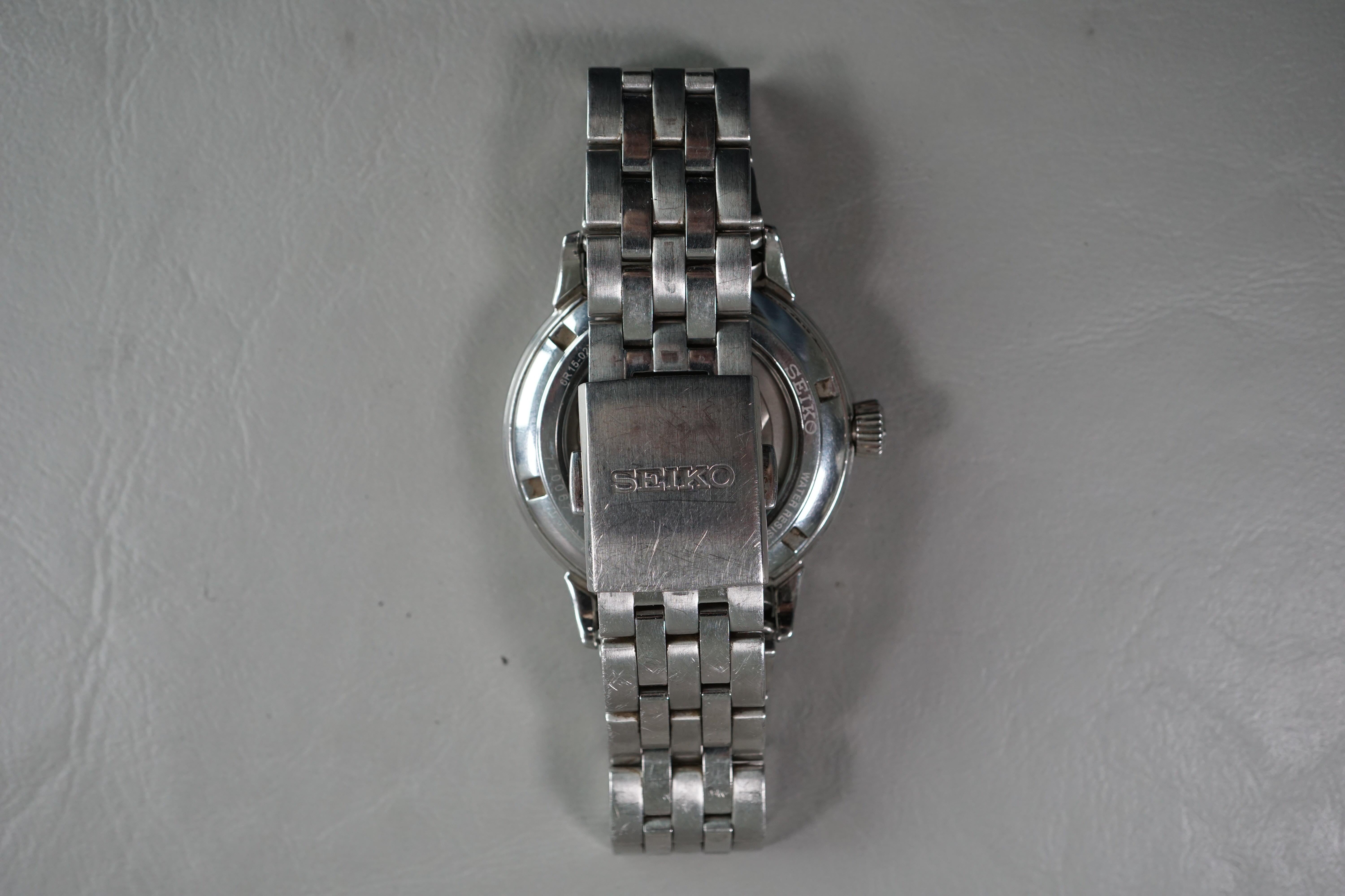 WTS] Seiko Presage SARX021 6R15 Sapphire Crystal Bracelet White 