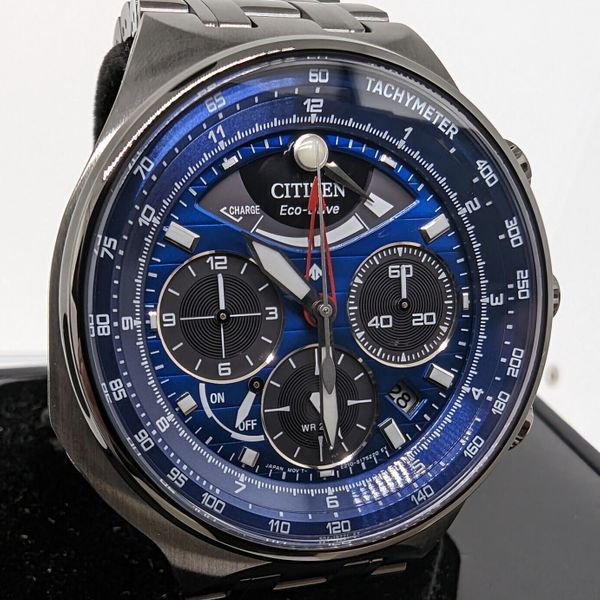 Citizen Eco-Drive Limited Edition Blue Dial Men's Chronograph Watch ...