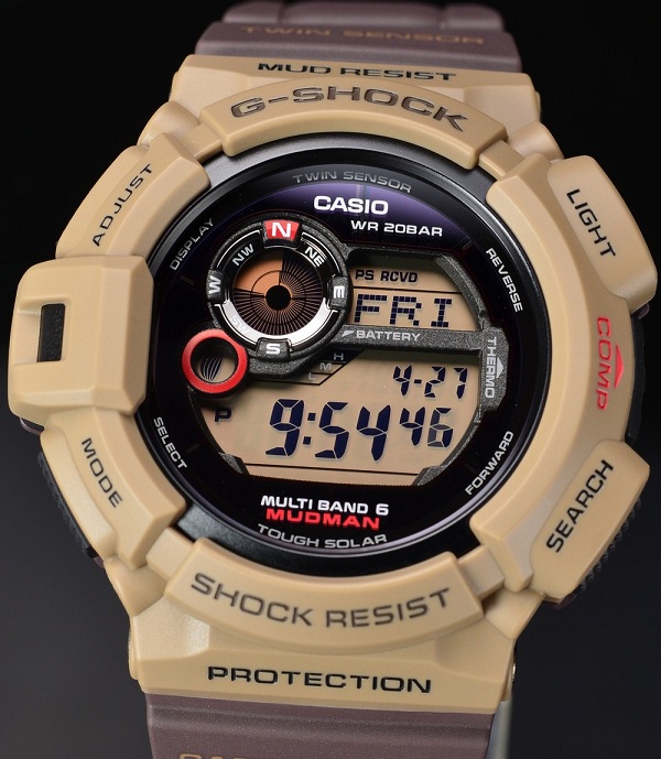SOLD: CASIO G-SHOCK GW-9300ER-5JF MUDMAN Men in Military Colors