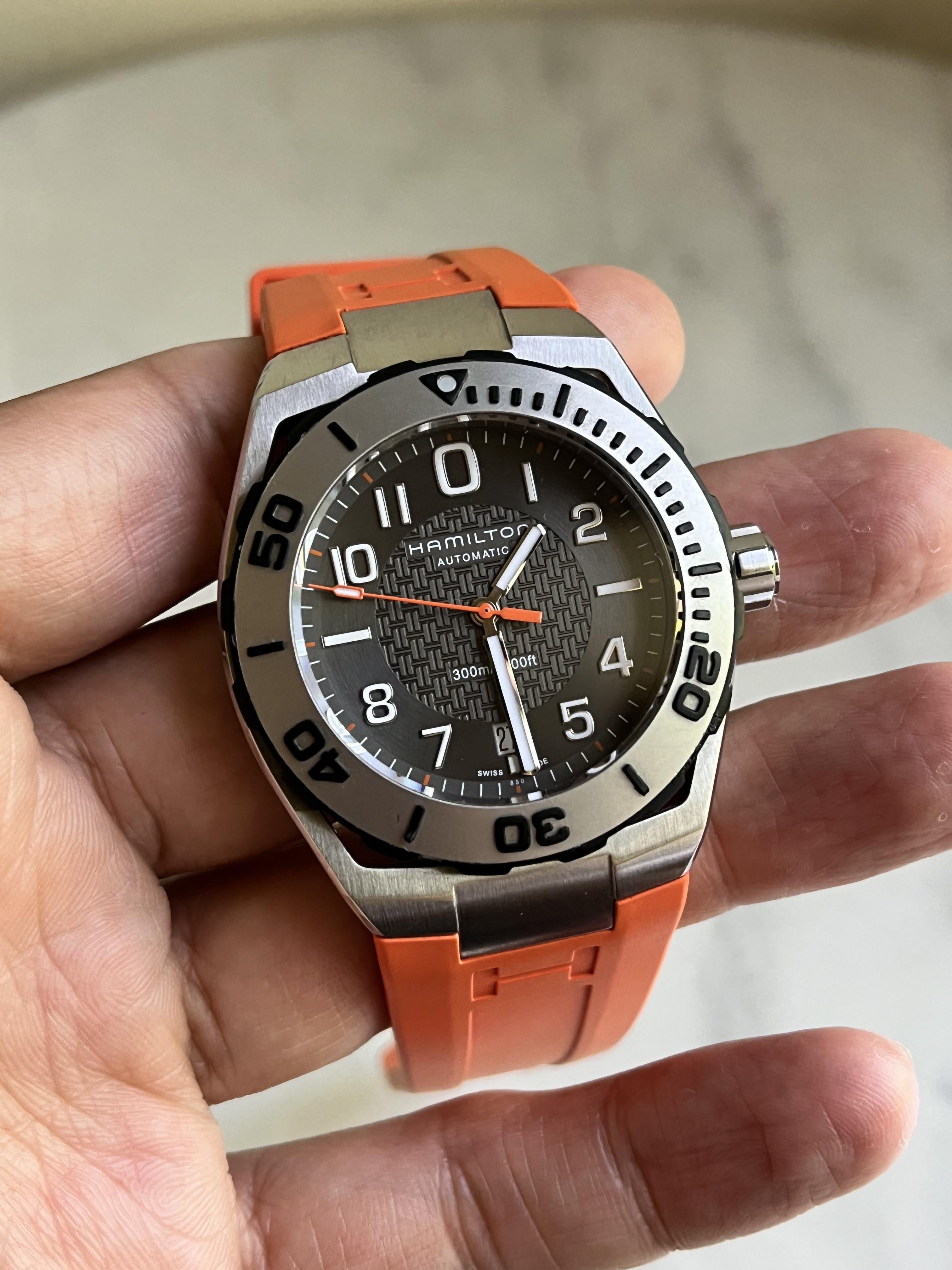 WTS Hamilton Khaki Navy Sub Automatic WatchCharts Marketplace