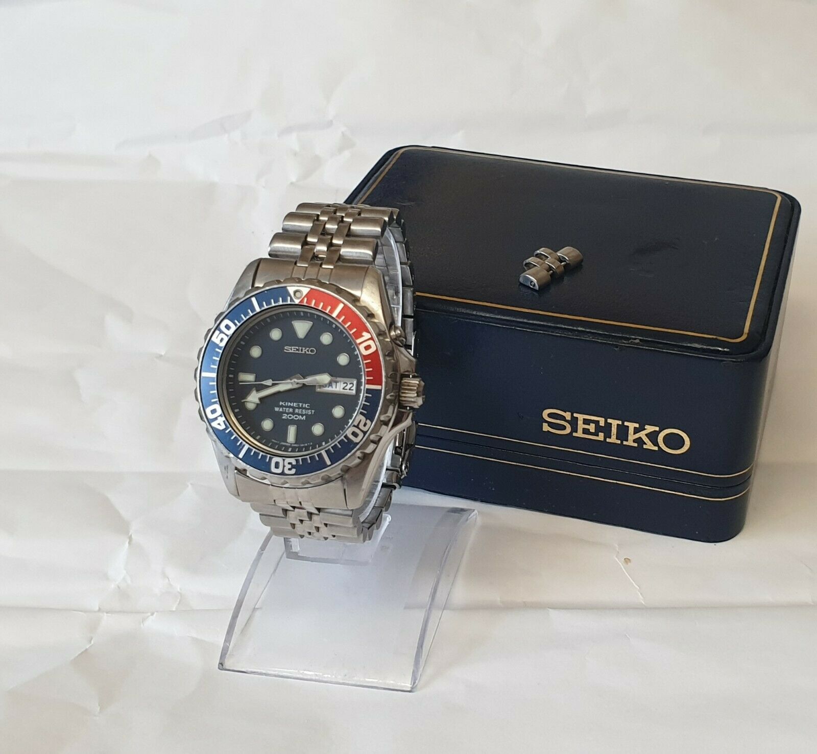 Seiko 3rd Gen Kinetic Water Resist 200 Watch. SMY003P. 5M63-0A10. New  Capacitor | WatchCharts