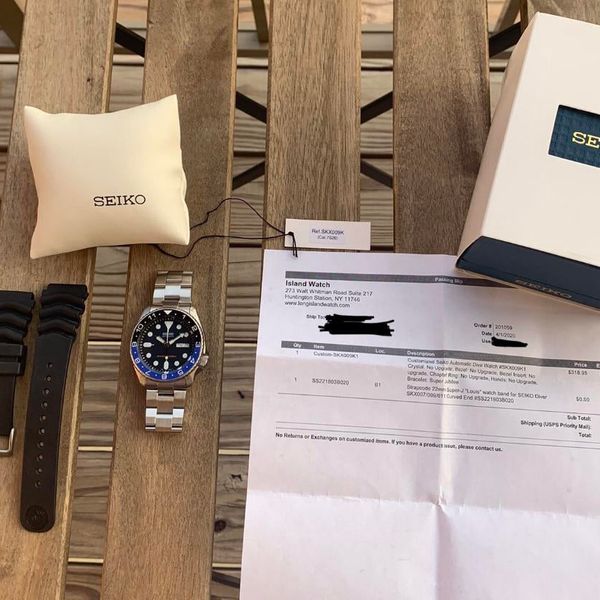 [WTS] Seiko SKX009 Batman Mod w/Strapcode Oyster & Jubilee Bracelet