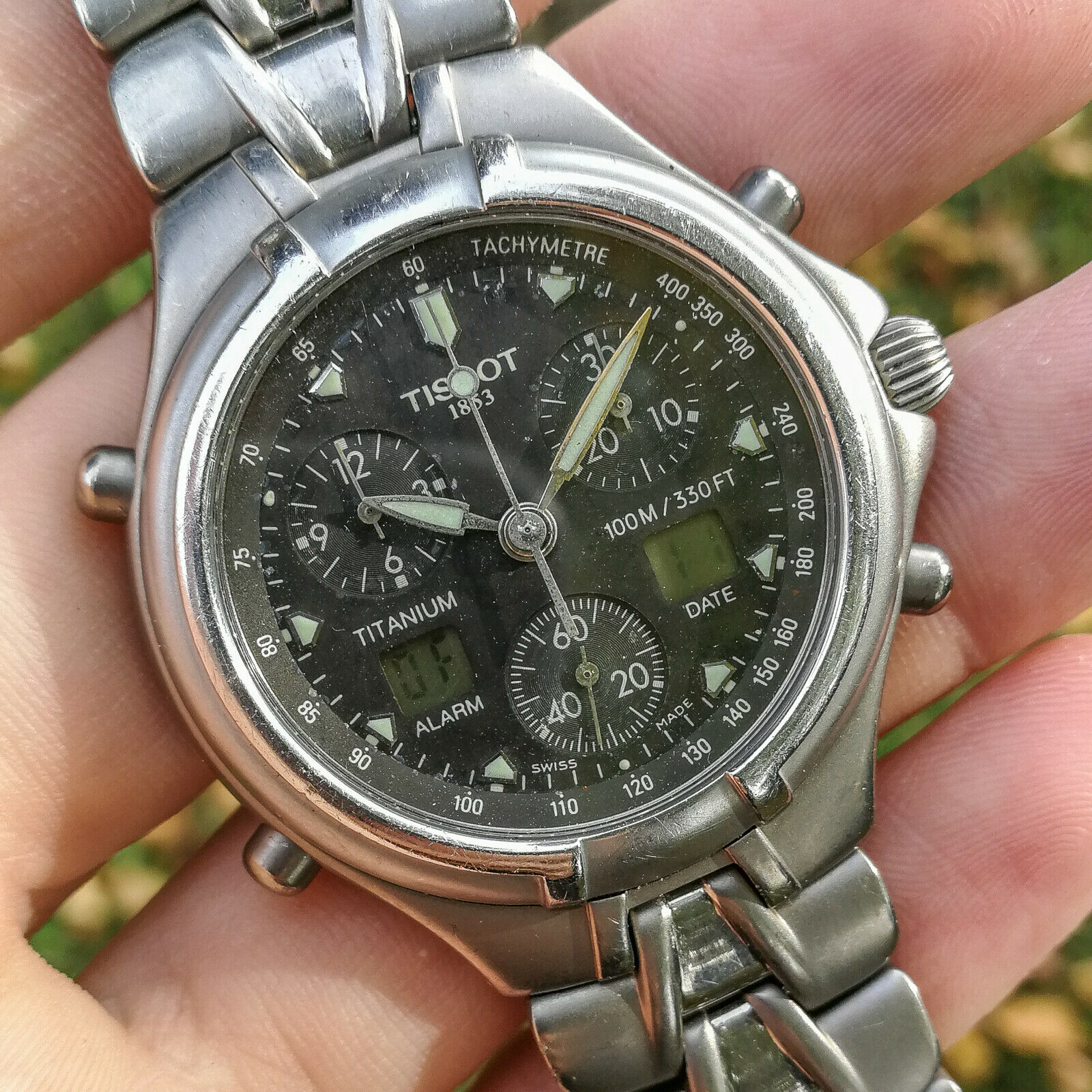 Vintage TISSOT T670 Chronograph Alarm 1990s ETA 251.265