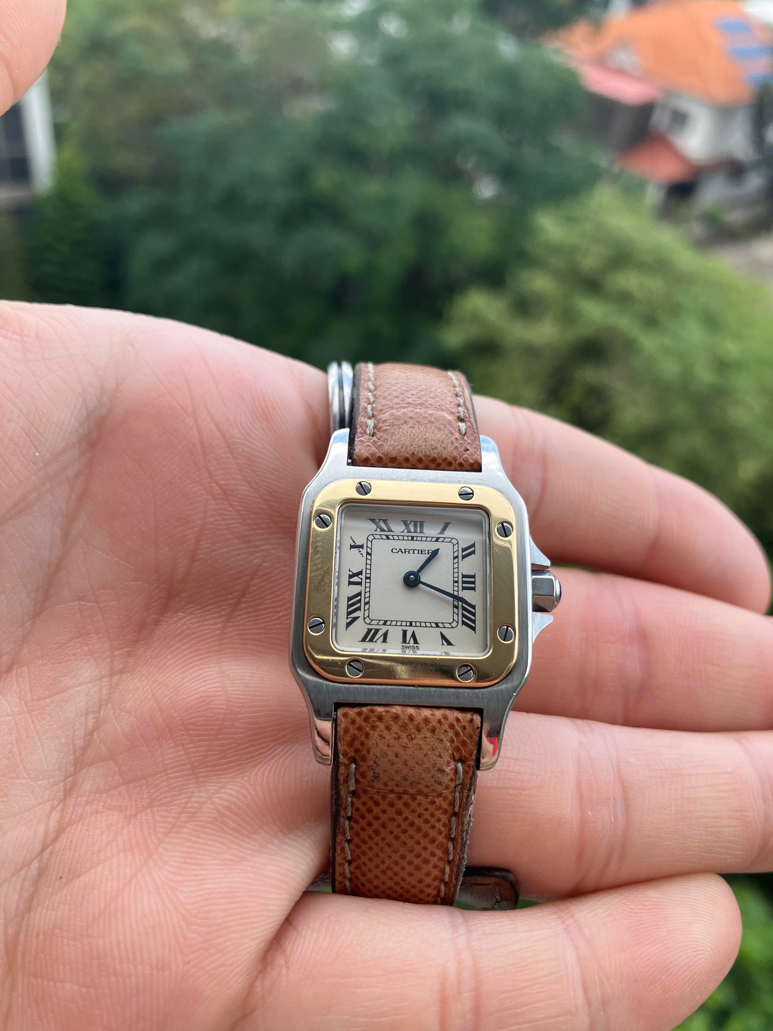 Cartier santos best sale galbee 1567