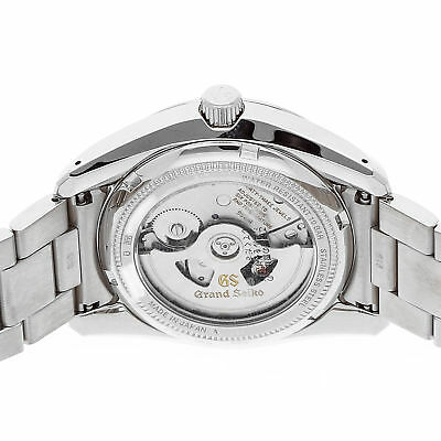 Grand Seiko Stainless Steel Auto 42mm Black Dial Mens Watch Bracelet Sbgr101 Watchcharts