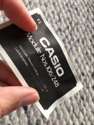 Casio module online 248