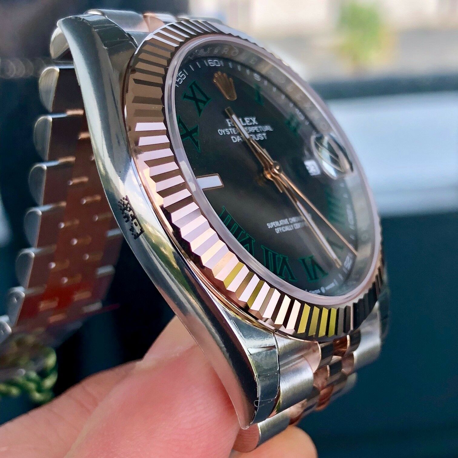 2018 NEW Rolex Datejust 41 Ref.126331 Wimbledon 18k Rose Gold