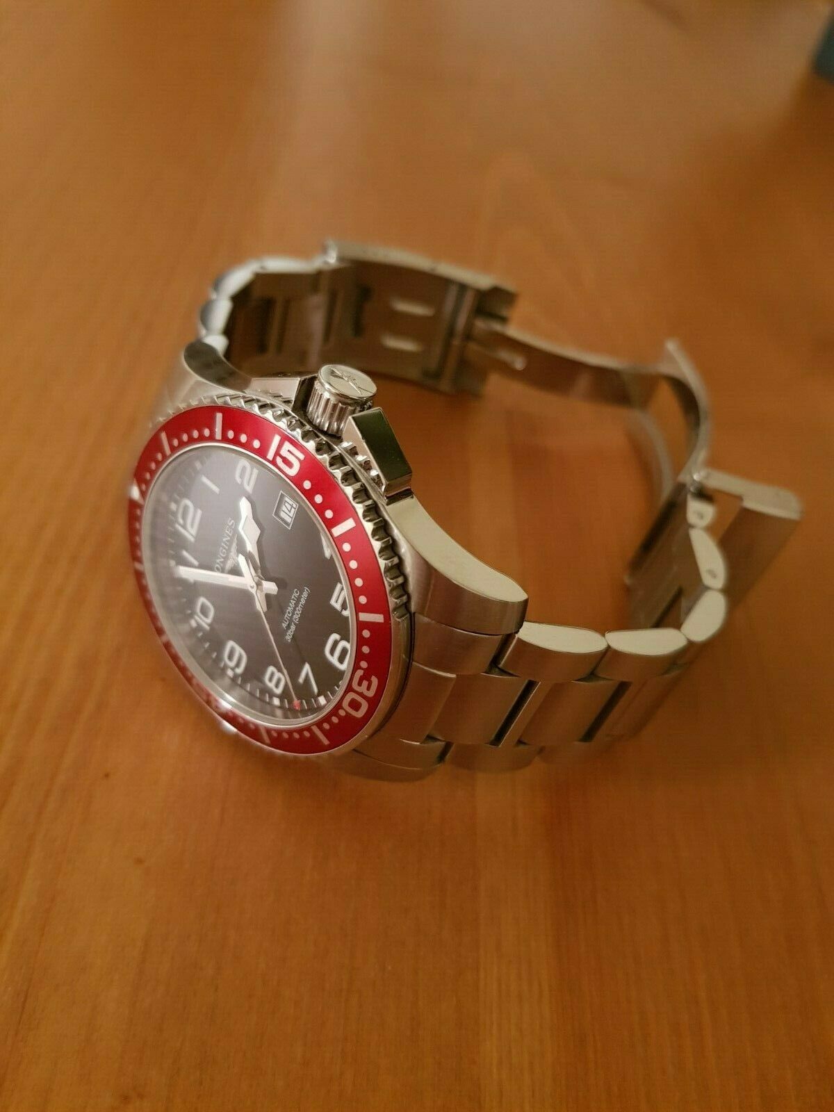 Longines Hydroconquest 41mm Automatic Red Bezel 300m Divers Watch WatchCharts Marketplace