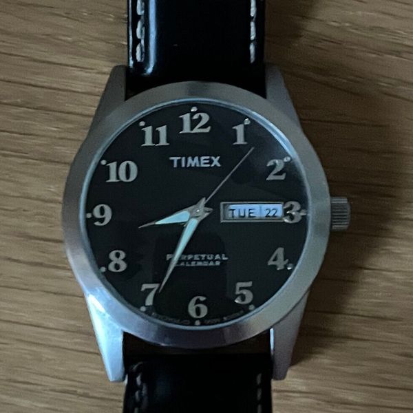 Timex Perpetual Calendar Watch Mens WatchCharts Marketplace