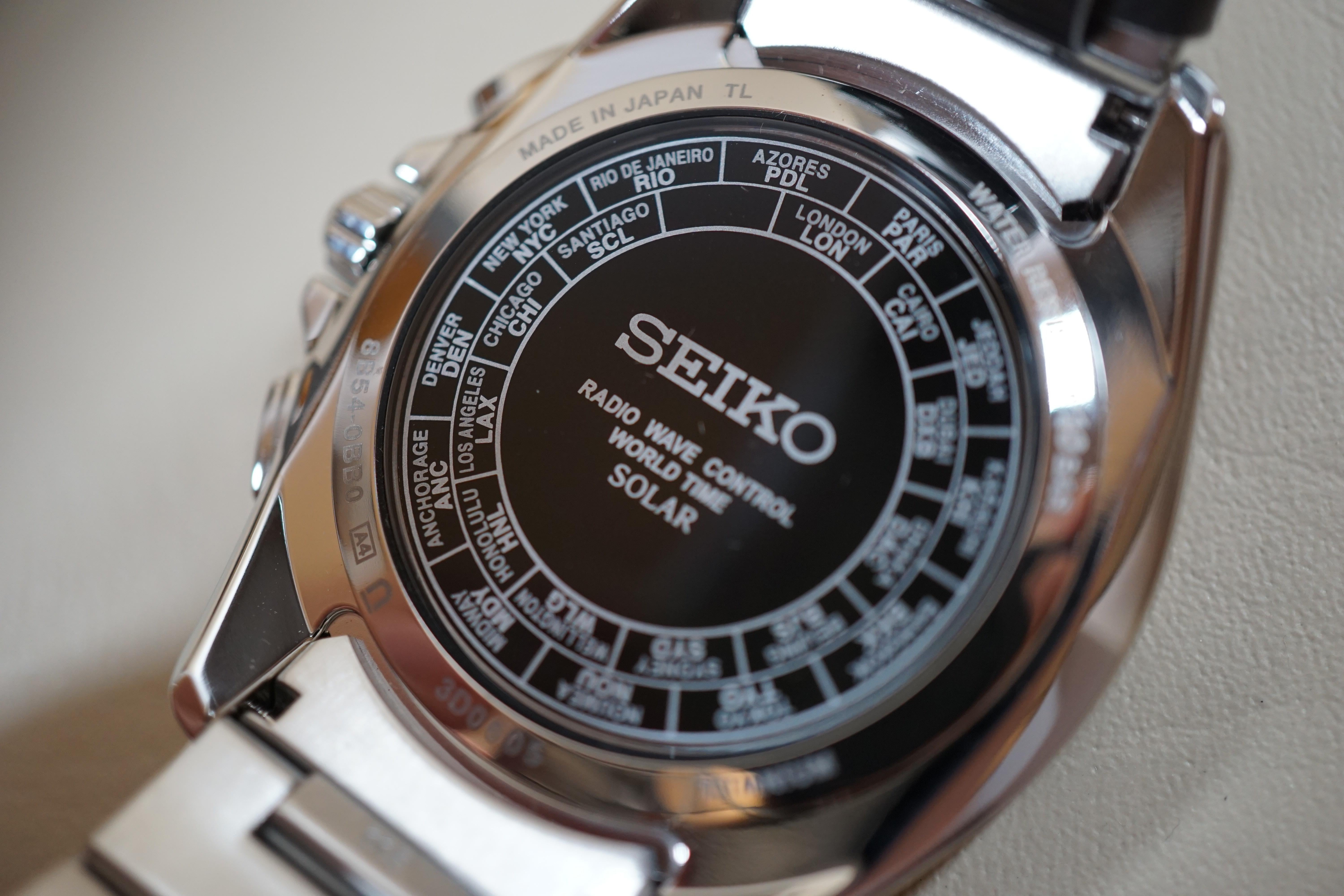 WTS] New Seiko Brightz SAGA160 8B54 Radio Wave Solar Titanium JDM