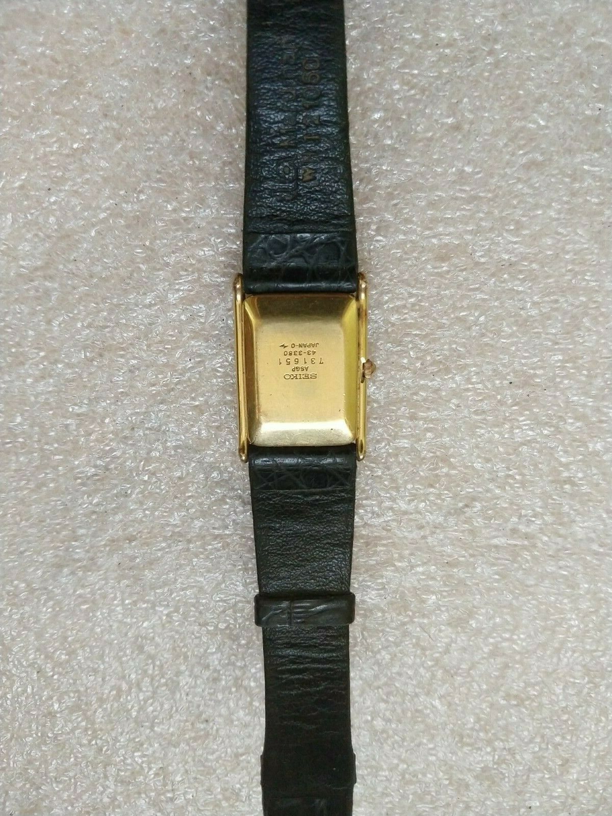 Used Rare Model Vintage Seiko Quartz 43-3380 watch Japan ASGP 