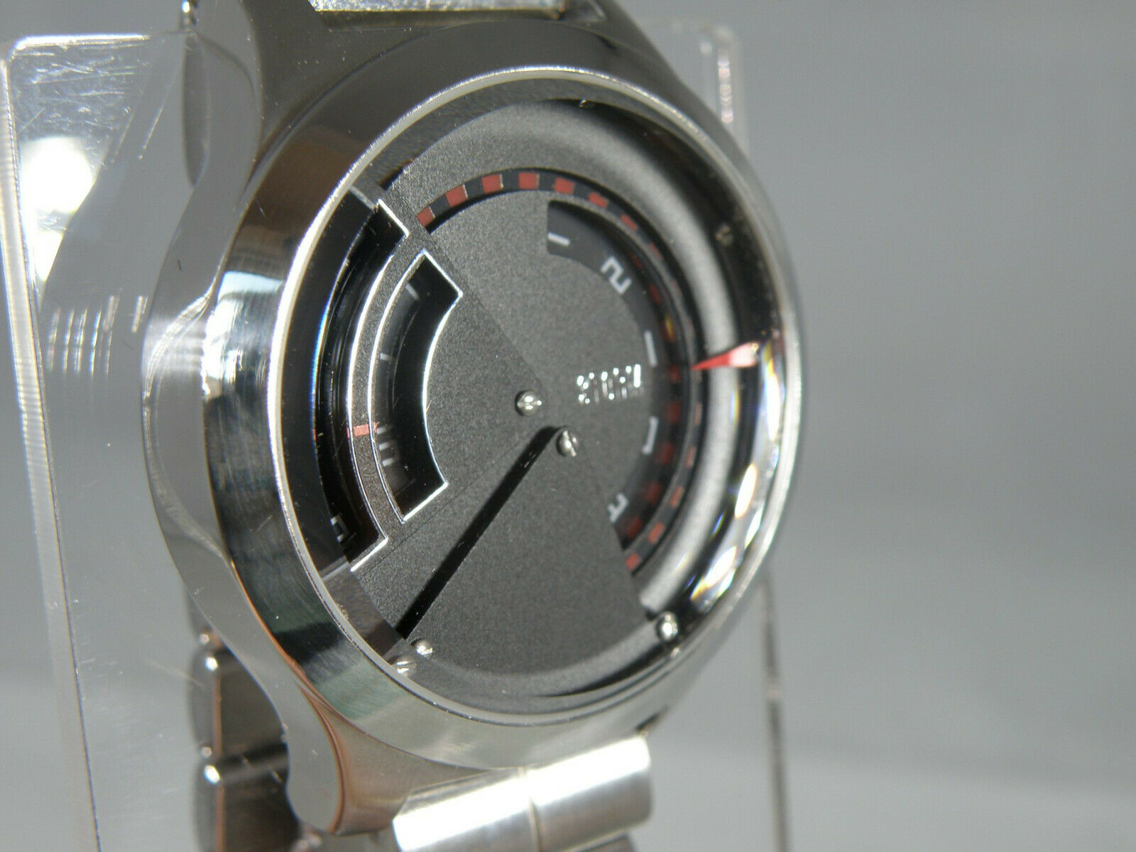 Storm Watch Nirvana MENS STORM NIRVANA JUMP HOUR WATCH - VERY GOOD COND. - FWO  main image 2