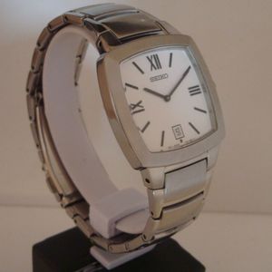 ※ 両津 さん専用　レア　SEIKO 7N39-0AS0　スクエア Seiko 7N39-0AS0. Gents Premier model. Rare import, square case