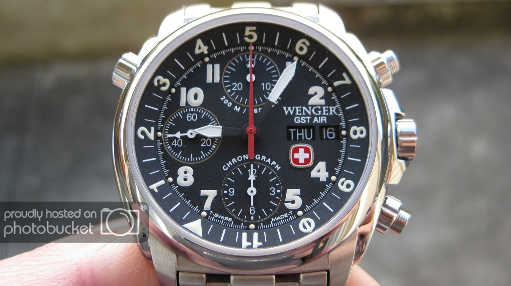 Wenger GST automatic chronograph Valjoux 7750 Brand new